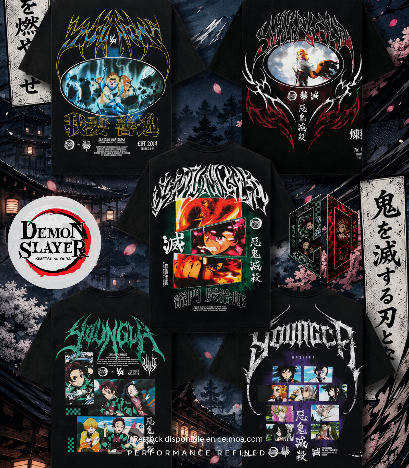 4297 - Demon Slayer: Kimetsu no Yaiba - Anime Tees "Thunderclap and Flash"