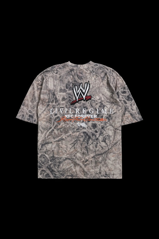 316 Infected Camo American Classic Oversized Tee in Light Camo