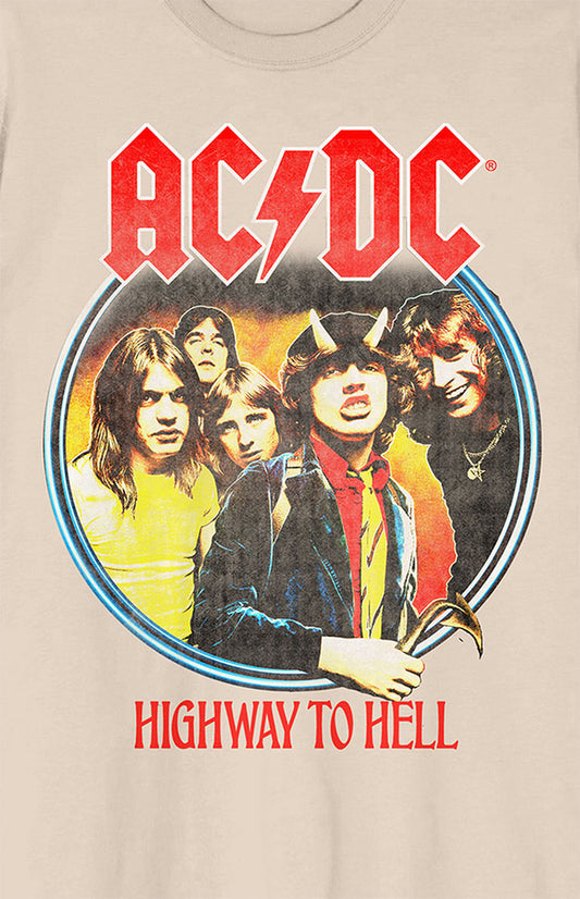 ACDC Highway to Hell - Premium Vintage Tee