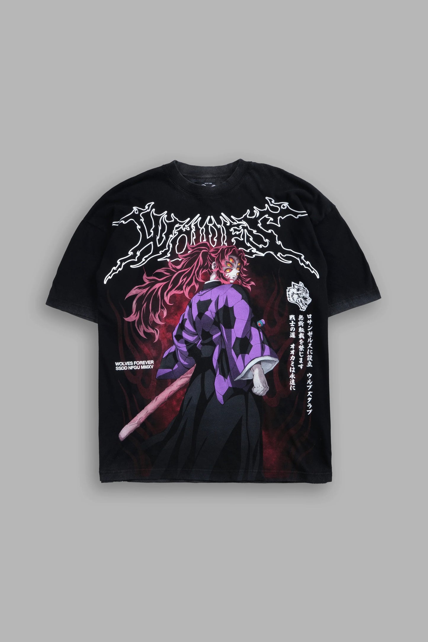 "Blood Moon" Premium Oversized Tee/Demon Slayer