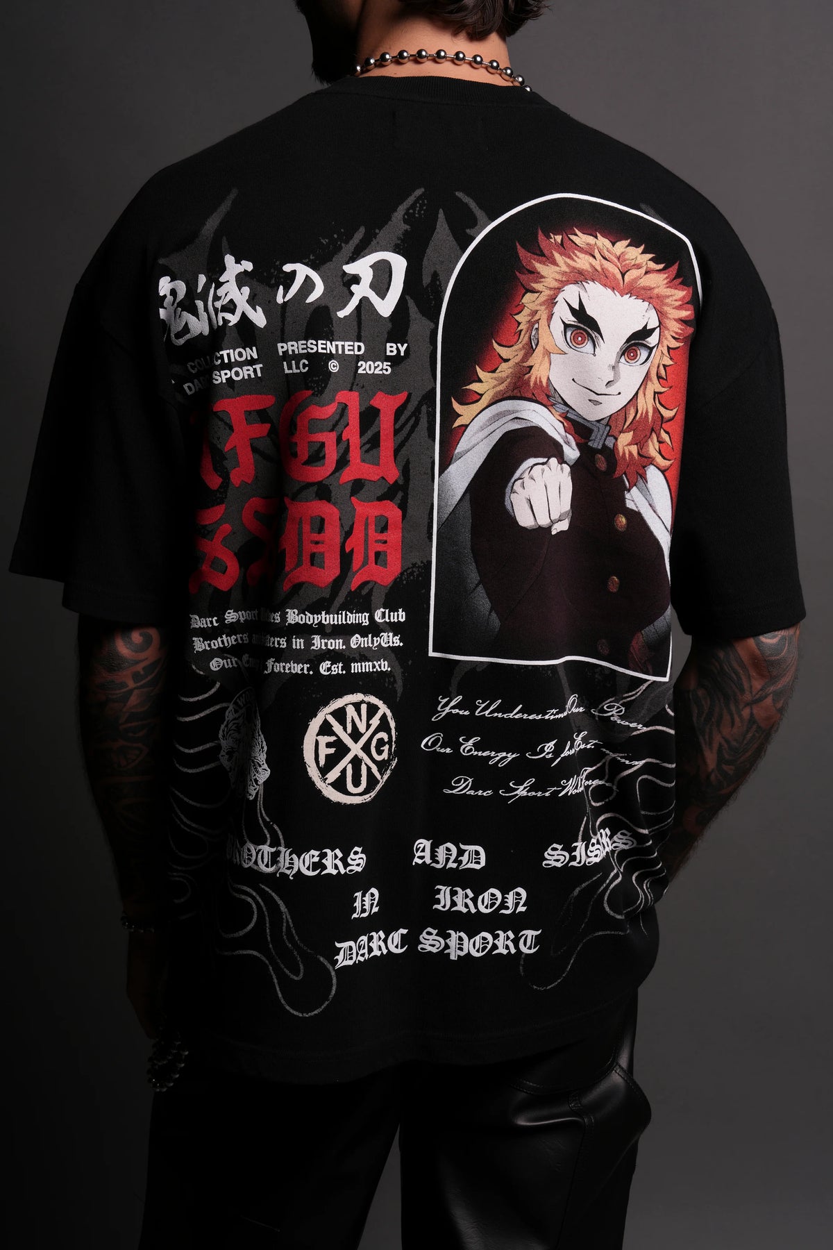 Flame Pillar "Premium" Oversized Tee
