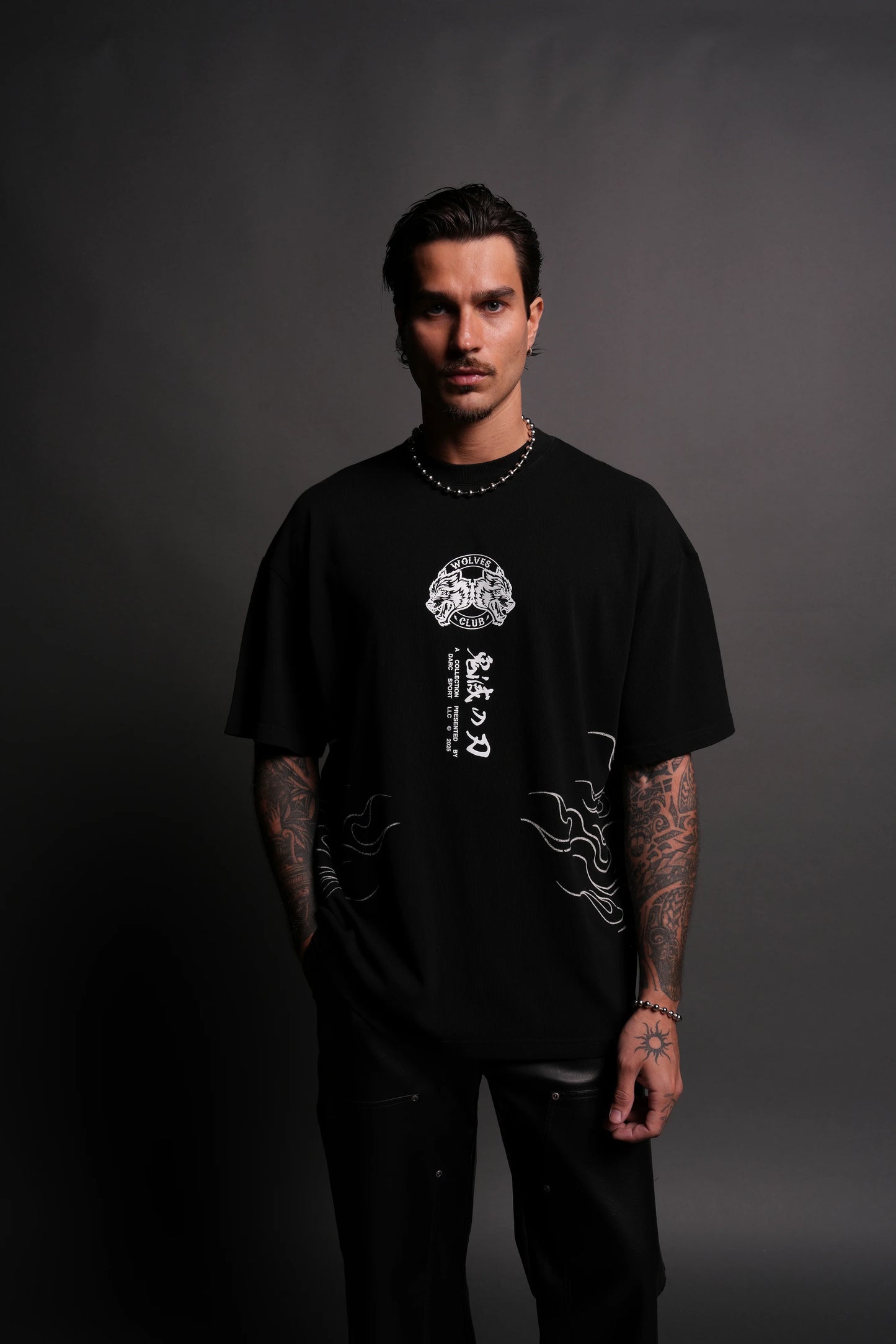 Flame Pillar "Premium" Oversized Tee