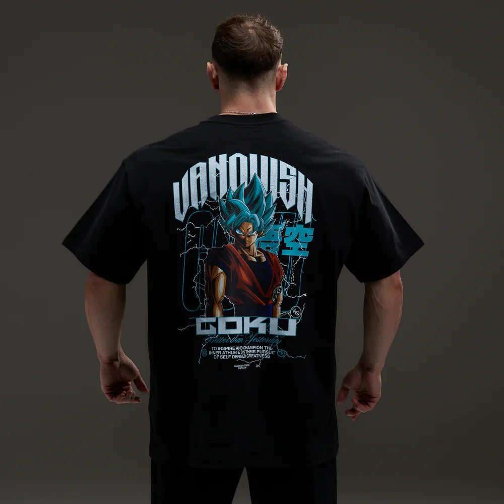 DBS Goku SSGS Black Oversized T Shirt