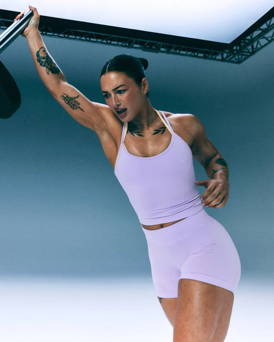 EnhanceLift™ Seamless Shorts with Grey Logo