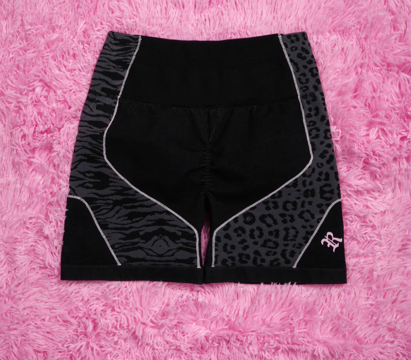 Pink Roses Kelly Seamless Shorts in Vintage Ashes