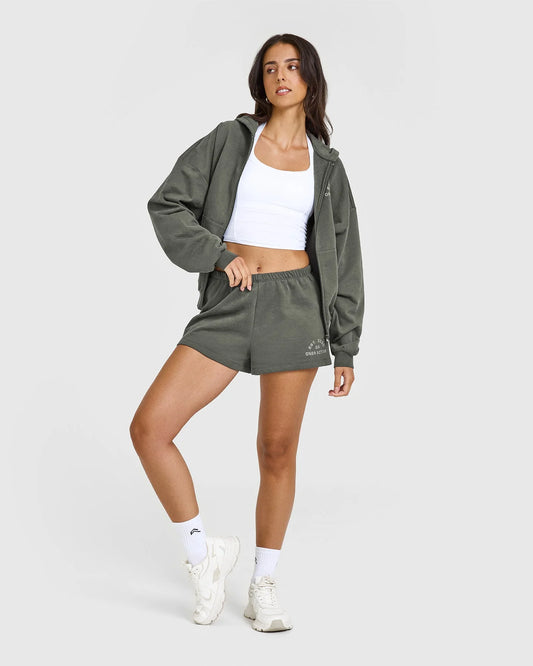 Lightweight Shorts with Graphic