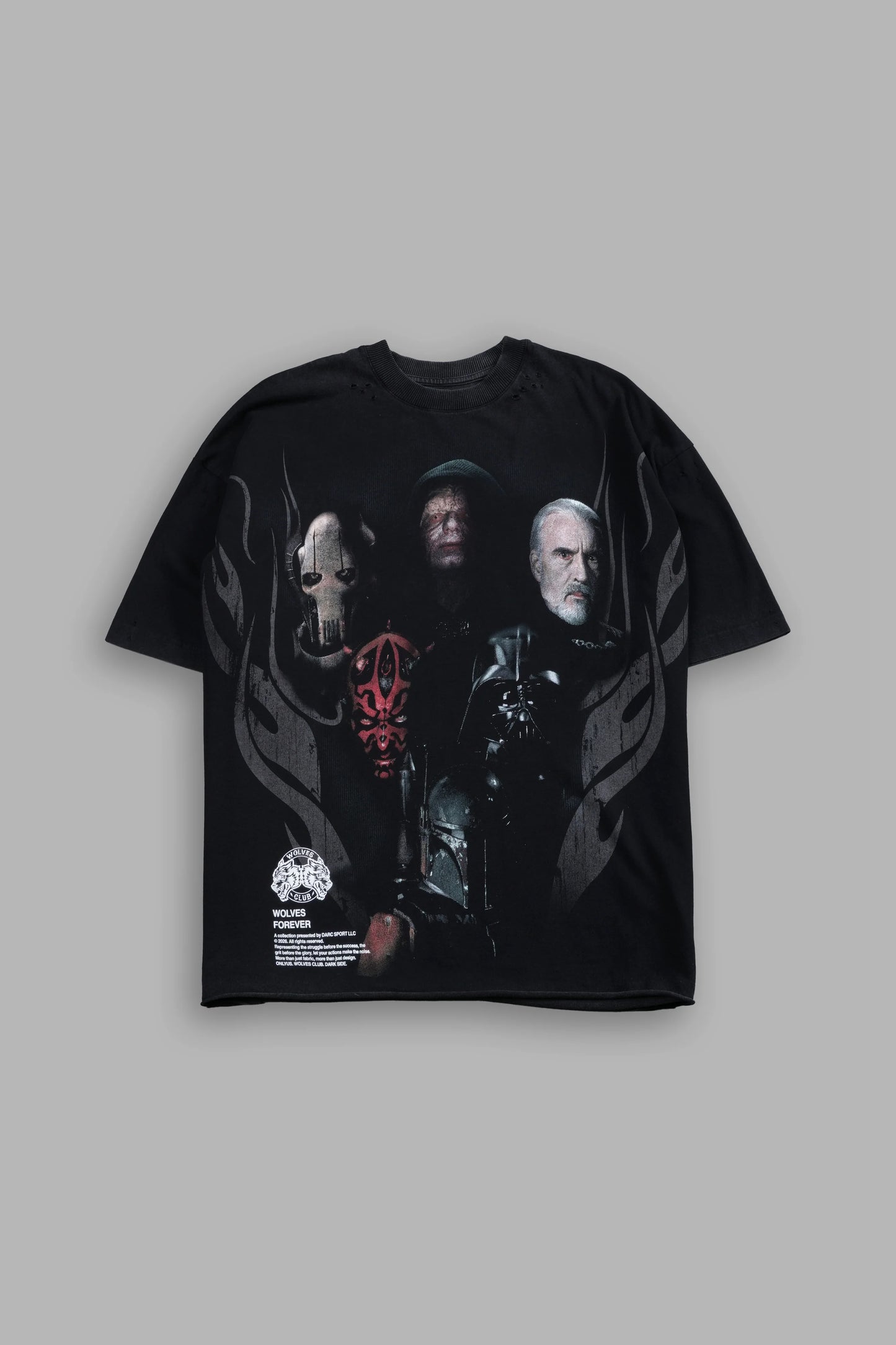 Dark Order Distressed Length Raw Tee