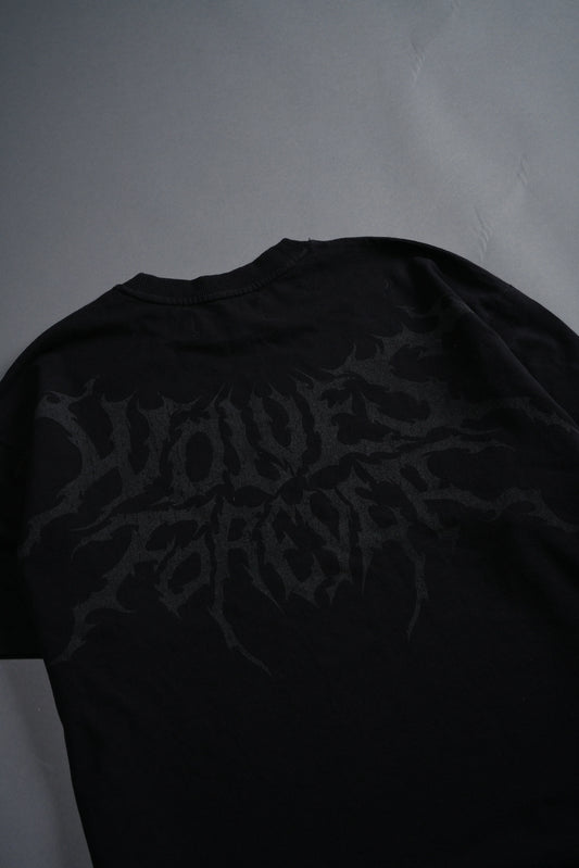 Vader Grunge Mid-Length Raw Hem Tee