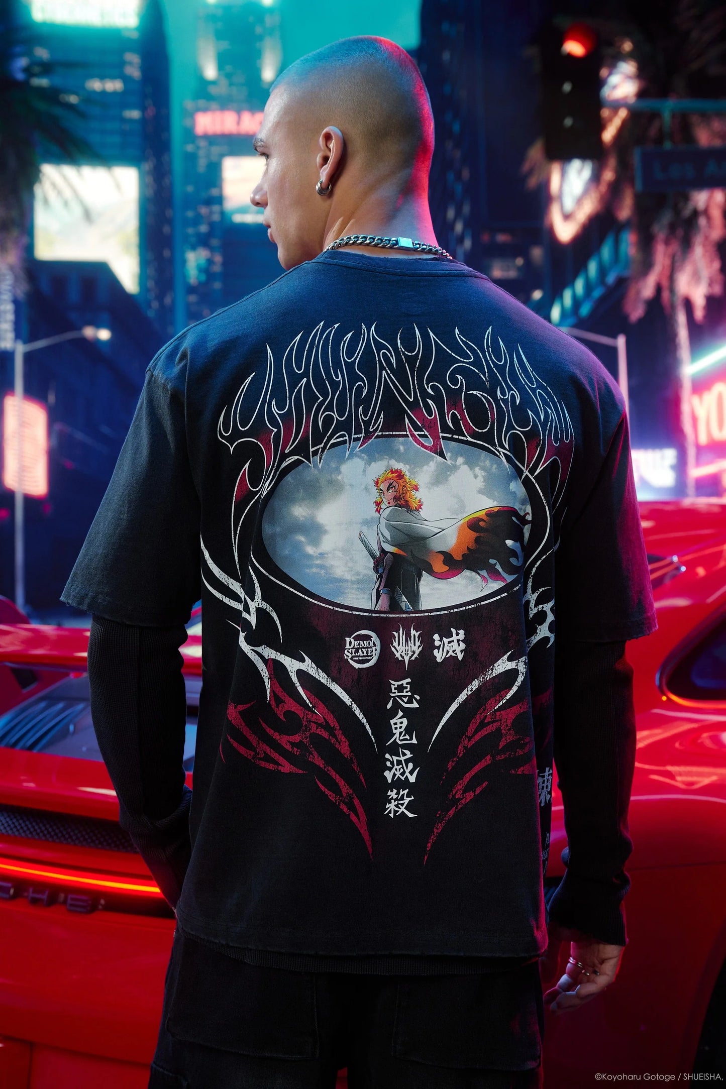 4297 - Demon Slayer: Kimetsu no Yaiba - Anime Tees "Heart Ablaze"
