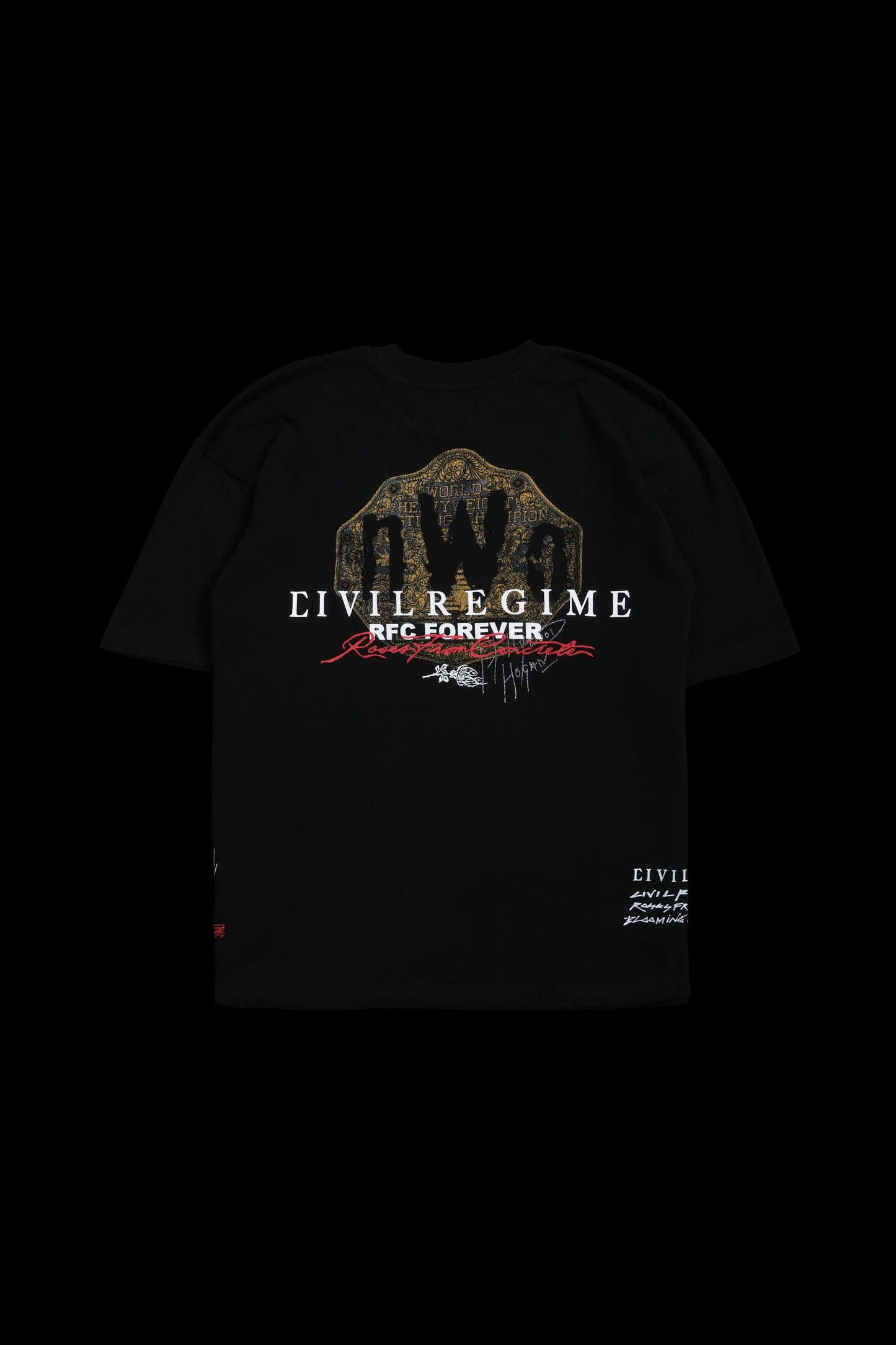 Hollywood Hogan American Classic Oversized Tee in Black