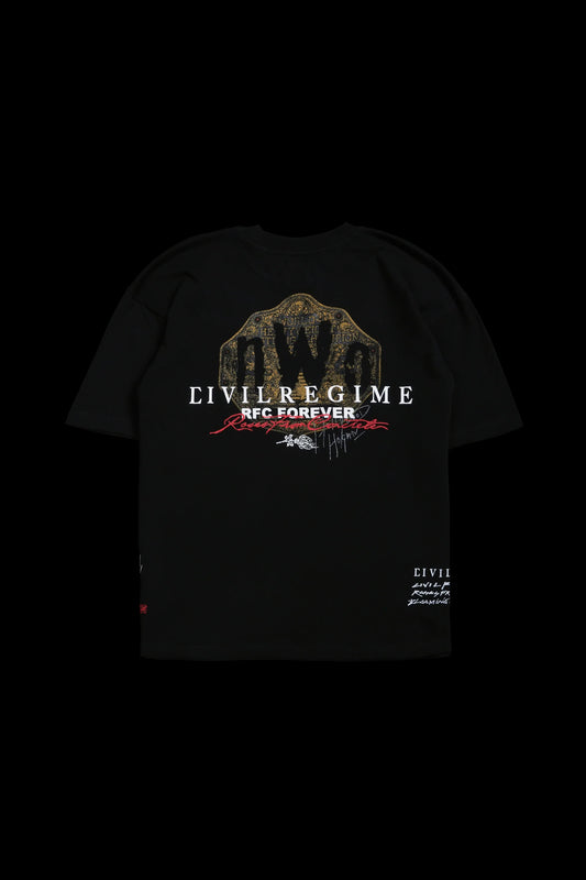 Hollywood Hogan American Classic Oversized Tee in Black