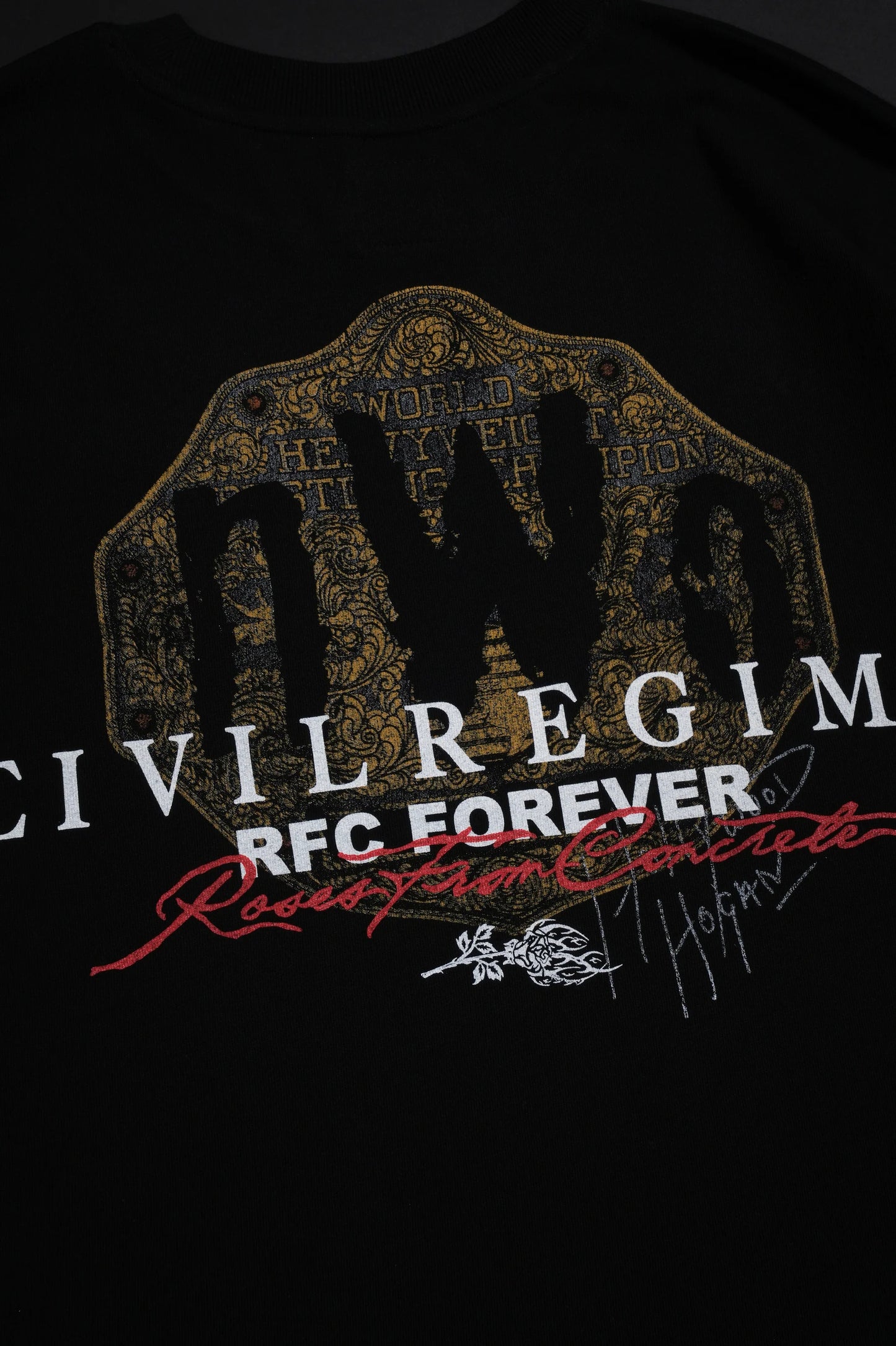 Hollywood Hogan American Classic Oversized Tee in Black
