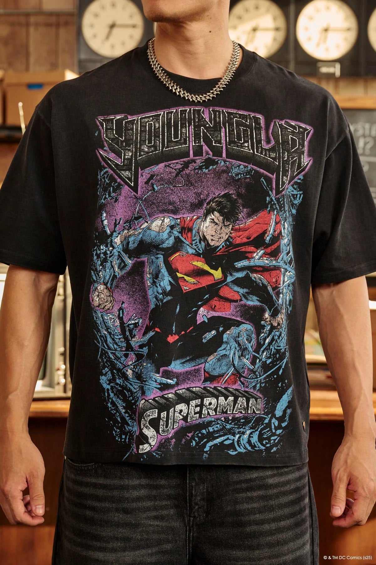 4044 - Superman Graphic Tees "In Action"