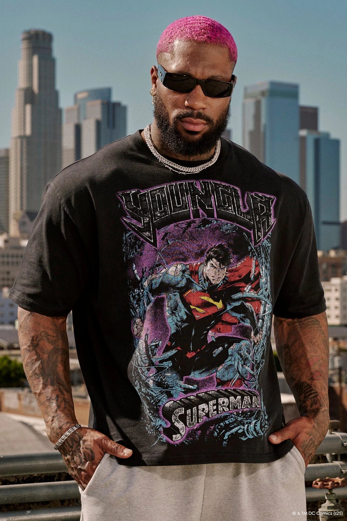 4044 - Superman Graphic Tees "In Action"