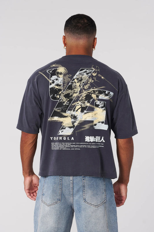 4186 - AOT© x YLA Cropped Tees "The Trio"