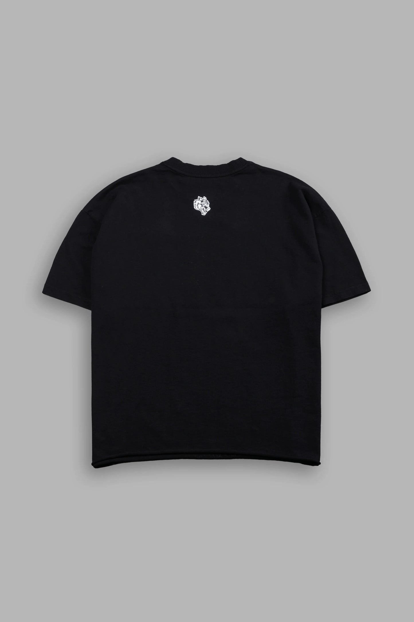Awakened Power Grunge Mid Length Raw Hem Tee