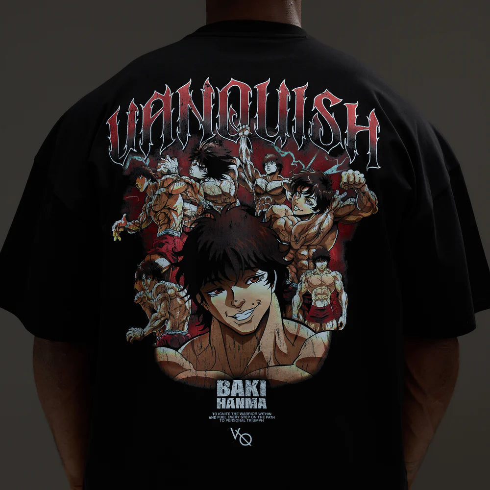 Baki: Black Baki Boxy Oversized T Shirt