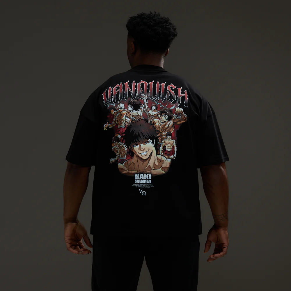 Baki: Black Baki Boxy Oversized T Shirt