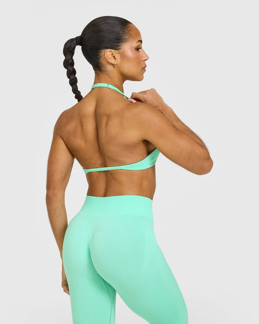 EnhanceLift™ Seamless Minimal Halter Neck Bralette