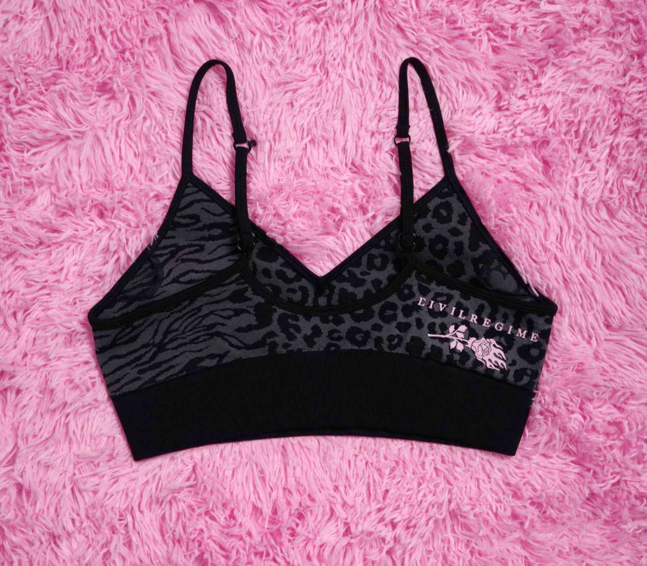 Pink Roses Kelly Seamless Bra in Vintage Ashes