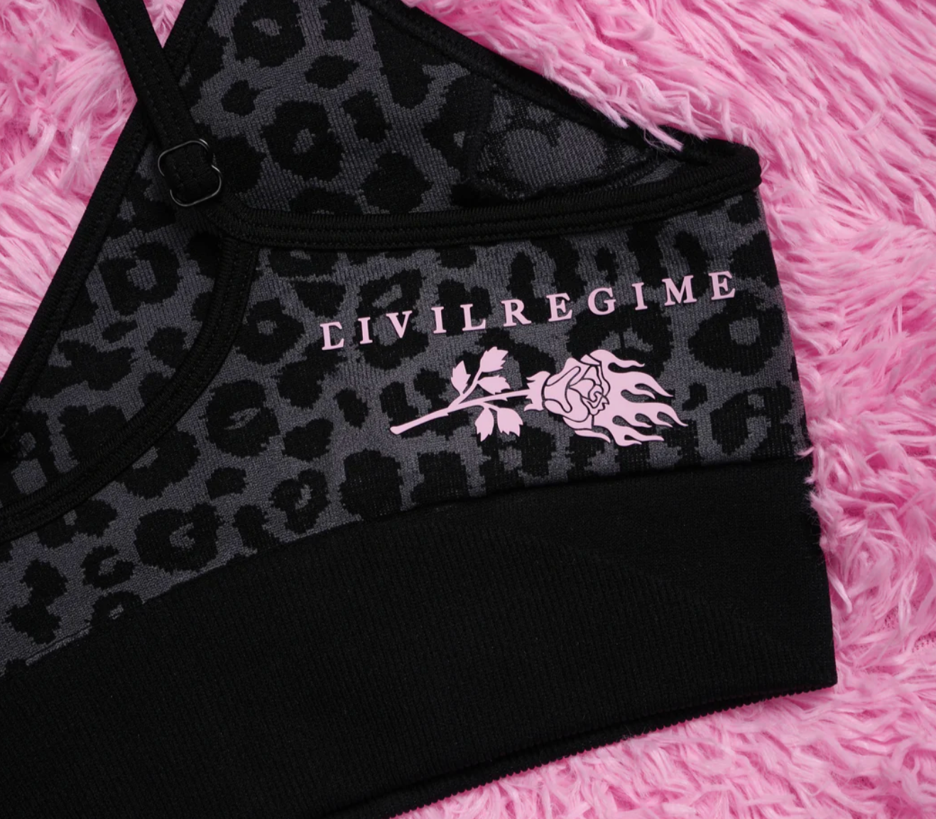 Pink Roses Kelly Seamless Bra in Vintage Ashes