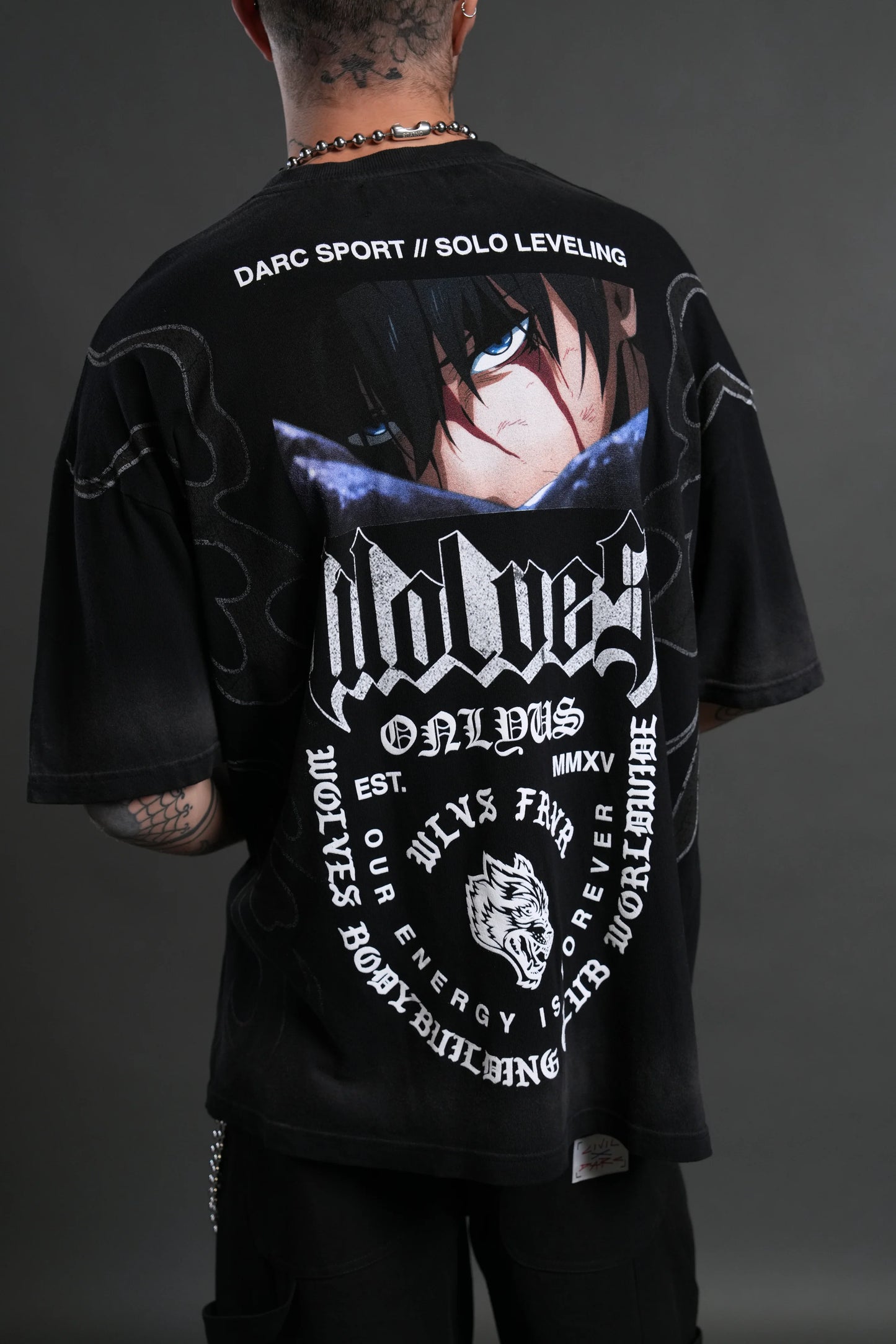 "Consumed by the Darc" Premium Oversized Tee/Solo Leveling