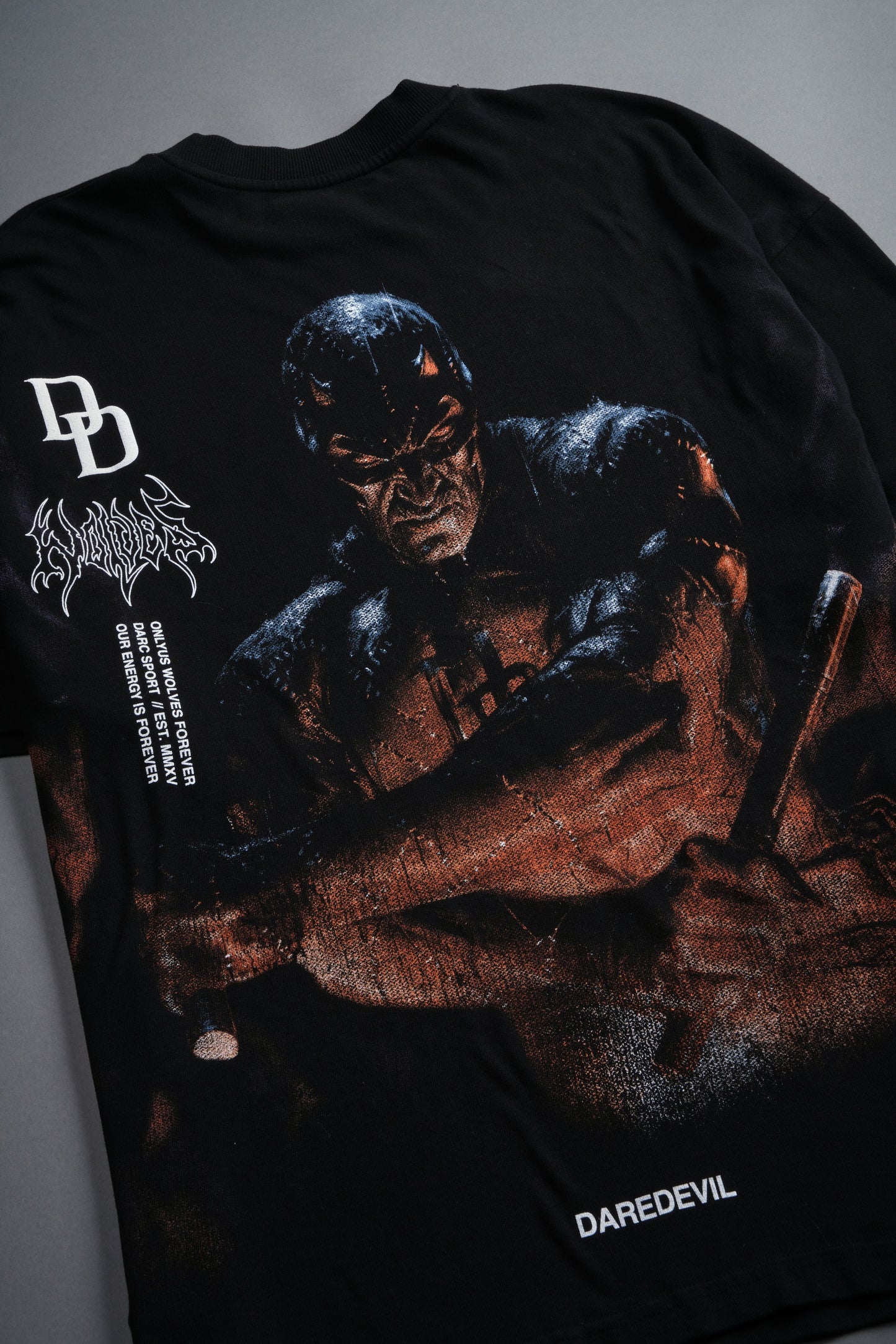 Devil In The Flames Premium Oversized Tee