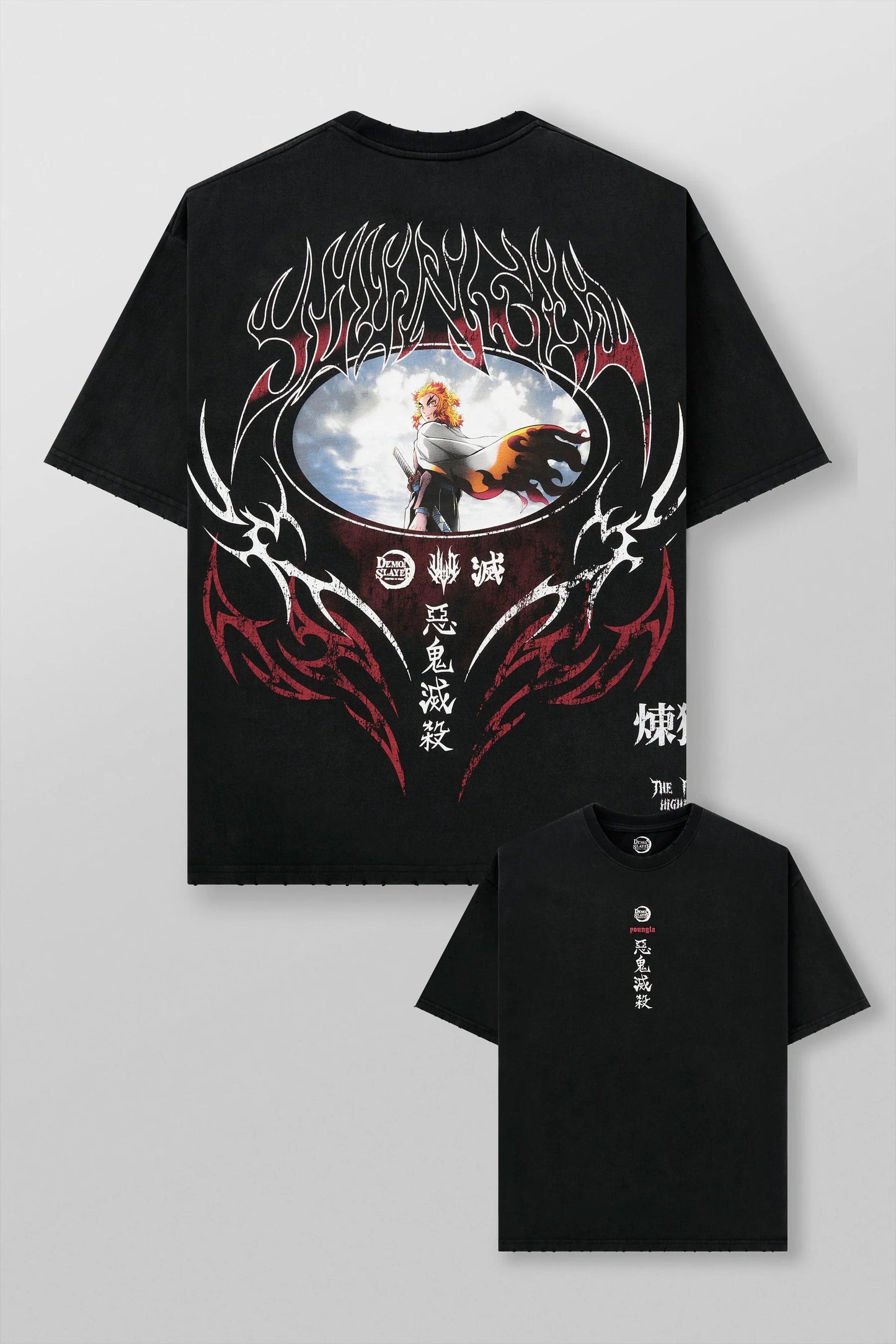 4297 - Demon Slayer: Kimetsu no Yaiba - Anime Tees "Heart Ablaze"