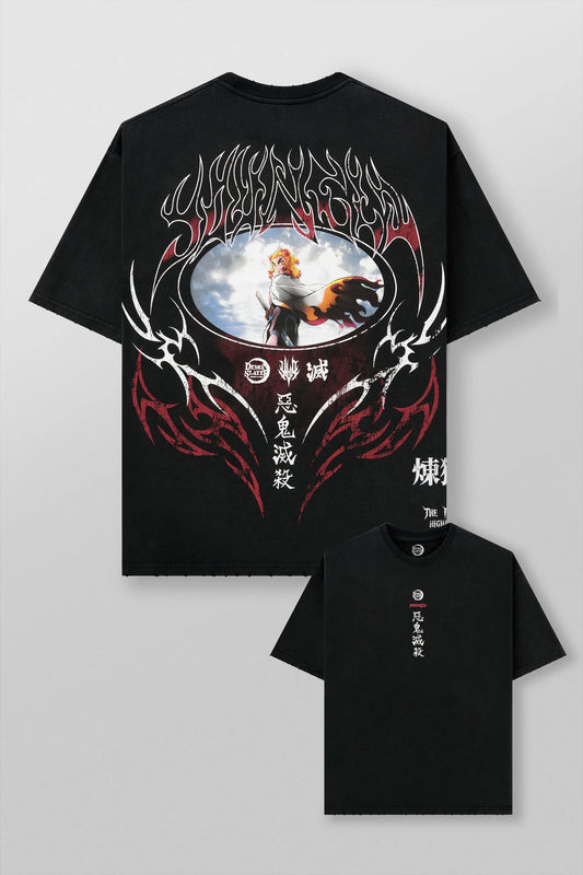 4297 - Demon Slayer: Kimetsu no Yaiba - Anime Tees "Heart Ablaze"