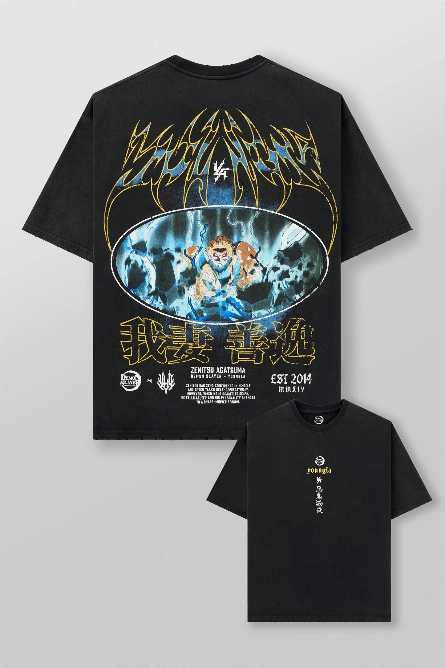 4297 - Demon Slayer: Kimetsu no Yaiba - Anime Tees "Thunderclap and Flash"