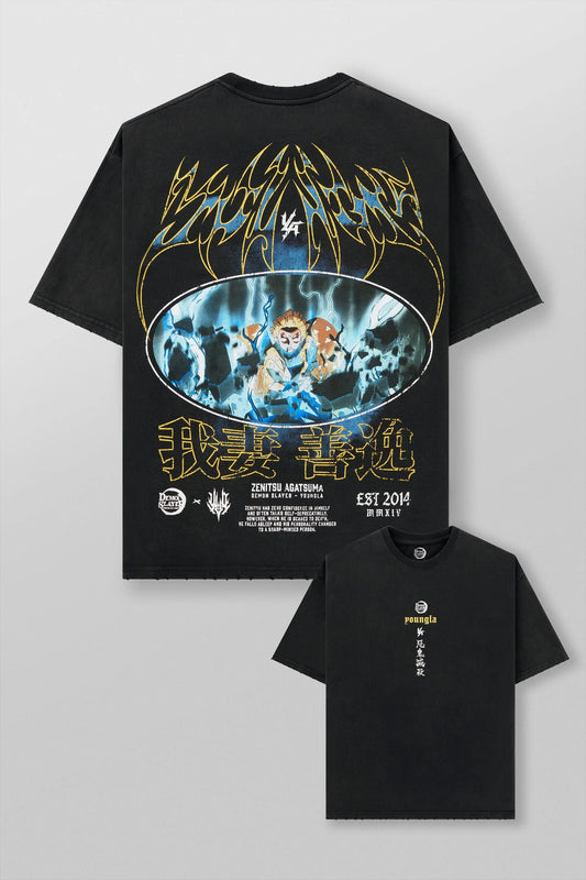 4297 - Demon Slayer: Kimetsu no Yaiba - Anime Tees "Thunderclap and Flash"