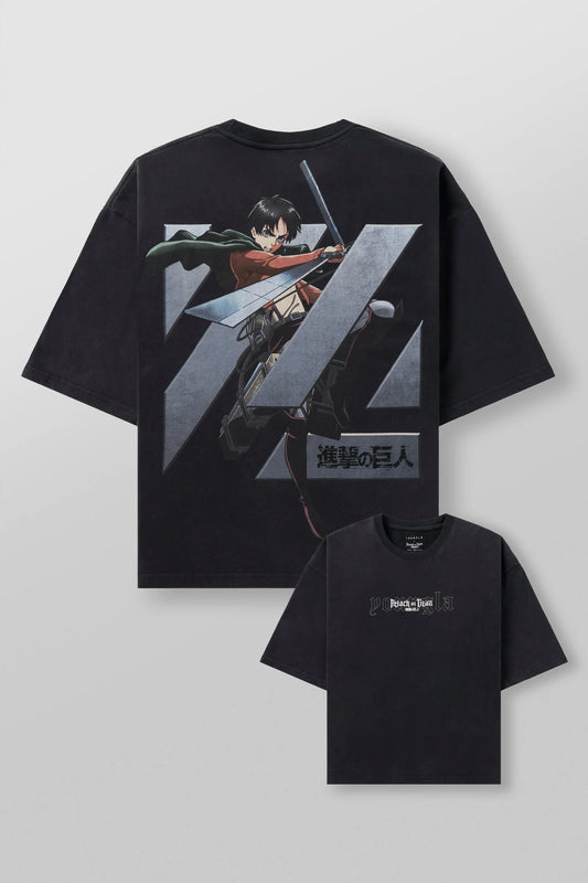 4186 - AOT© x YLA Cropped Tees "Bloc Eren"