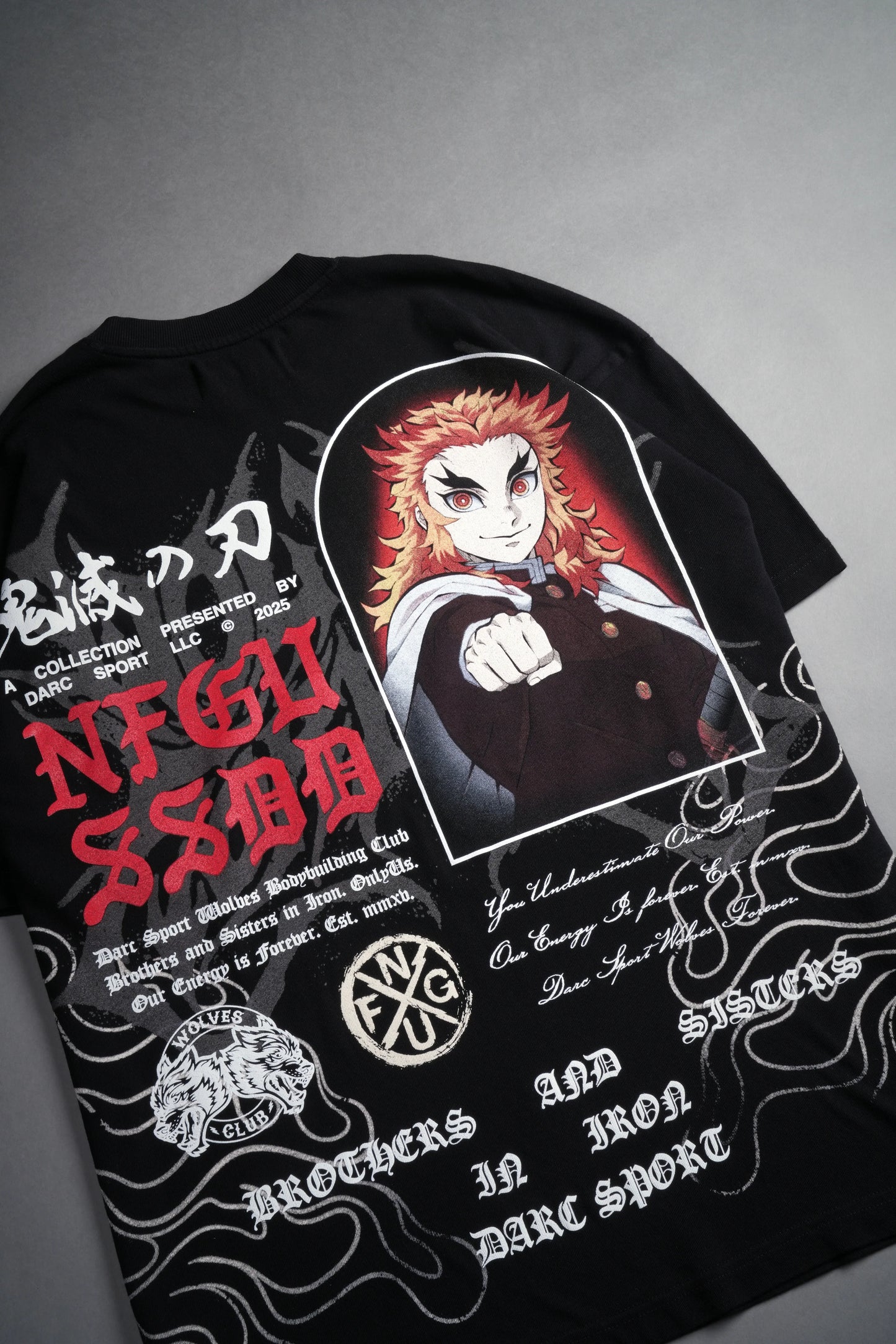 Flame Pillar "Premium" Oversized Tee