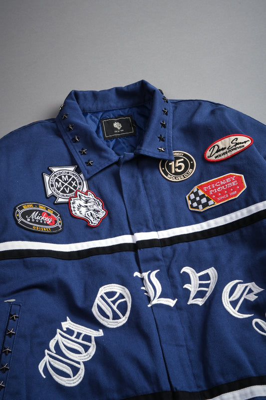 Mickey Frvr Big Moe Jacket in Navy