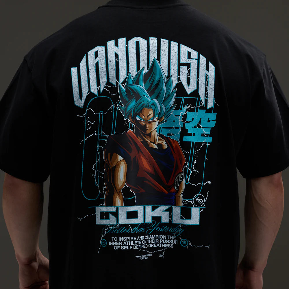 DBS Goku SSGS Black Oversized T Shirt