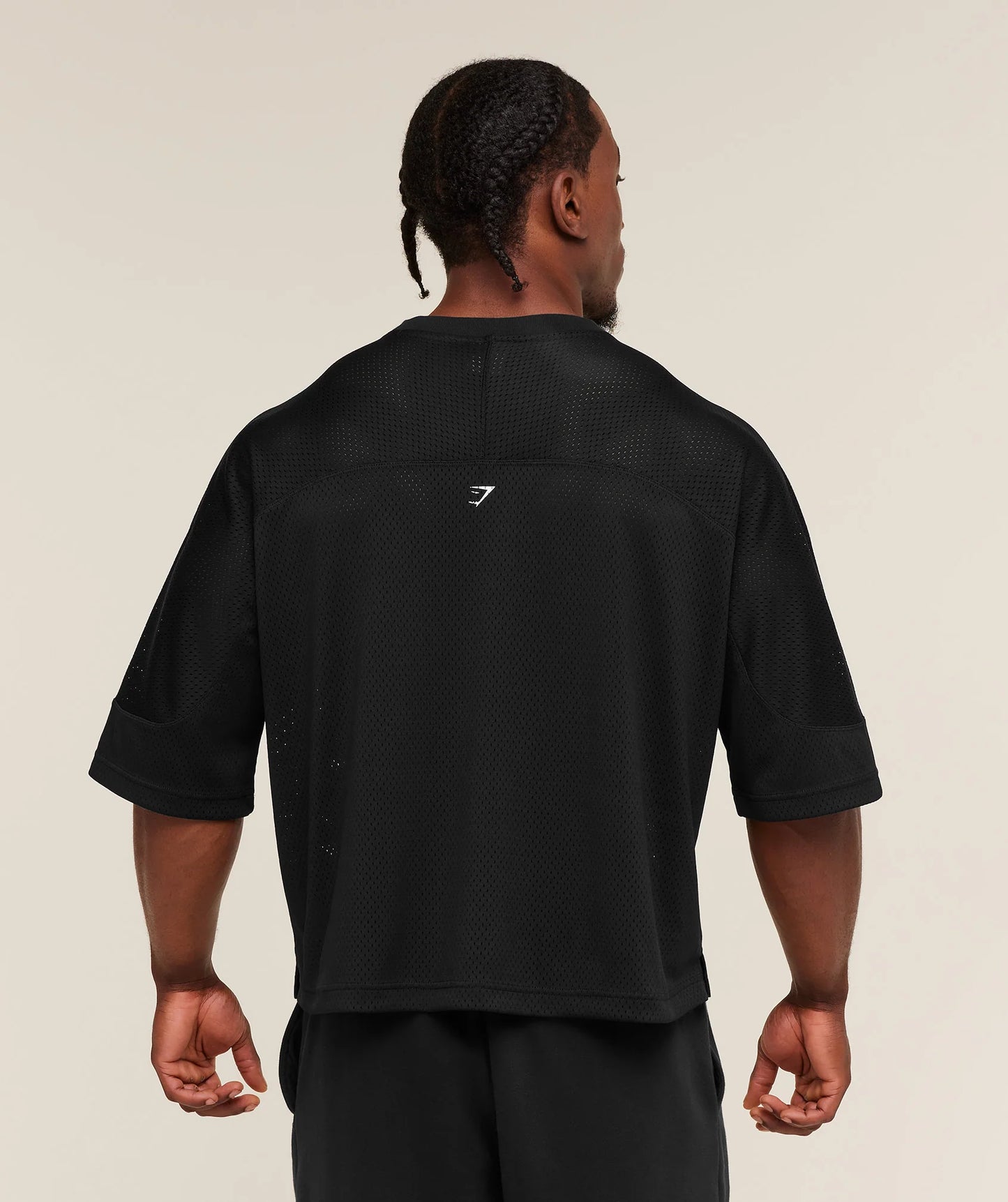 Graphic Mesh Oversized T-Shirt