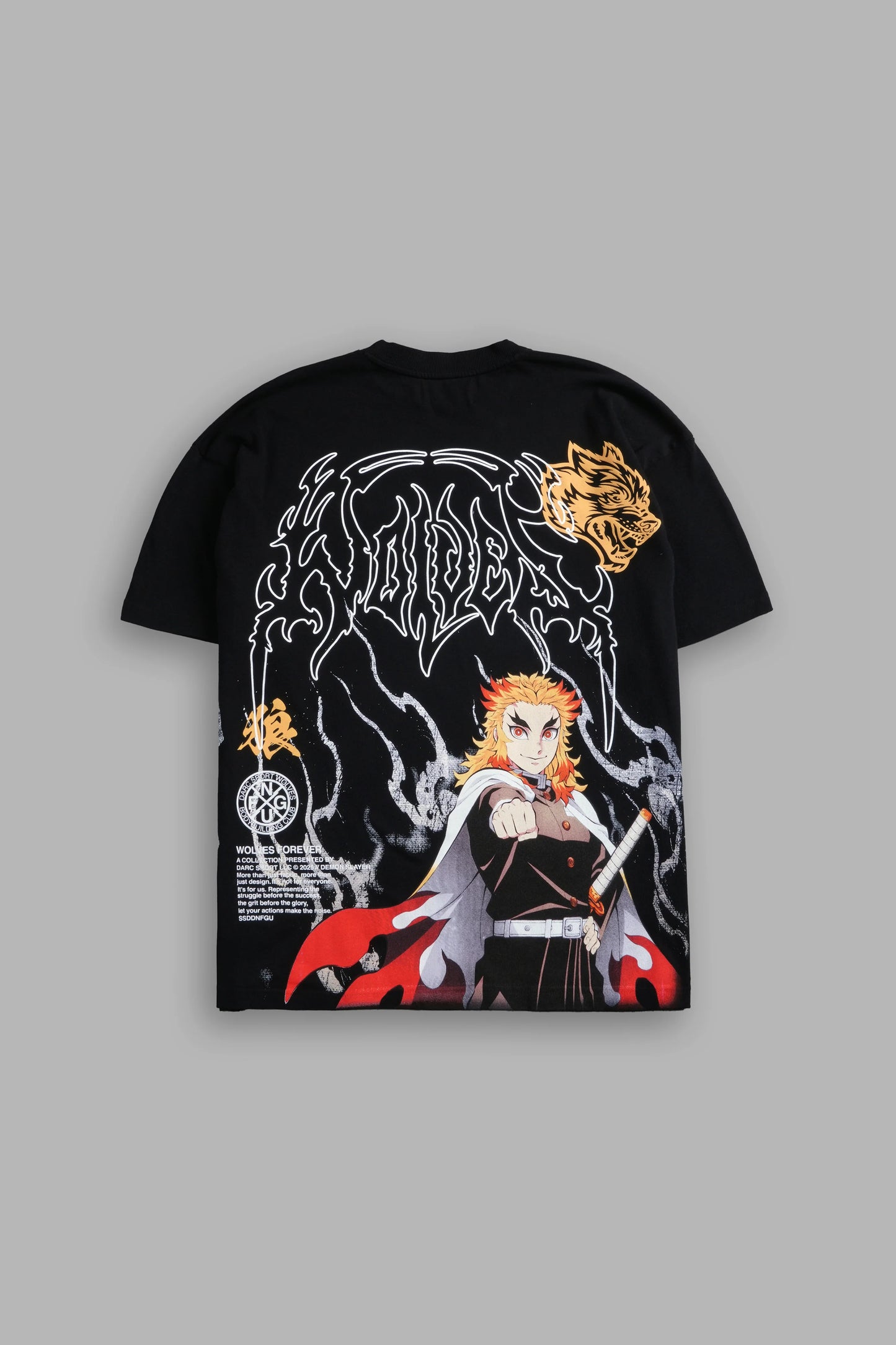Heart Ablaze "Premium" Oversized Tee/Demon Slayer