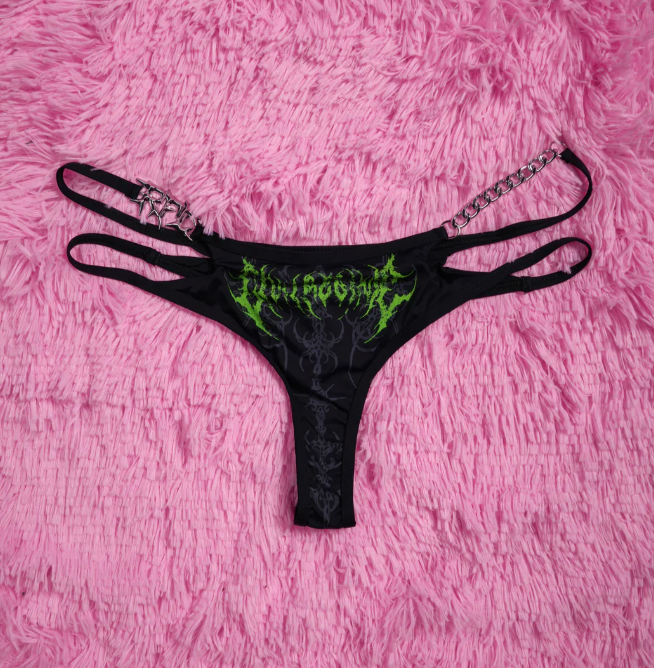 Blackout Baby Chainkini Bottom in Black