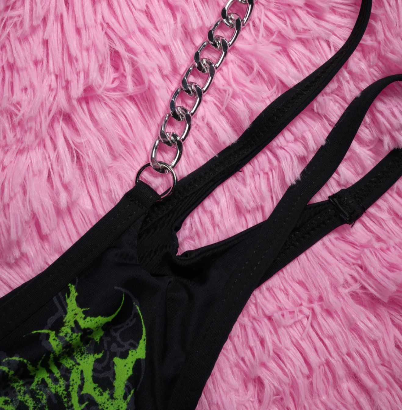 Blackout Baby Chainkini Bottom in Black