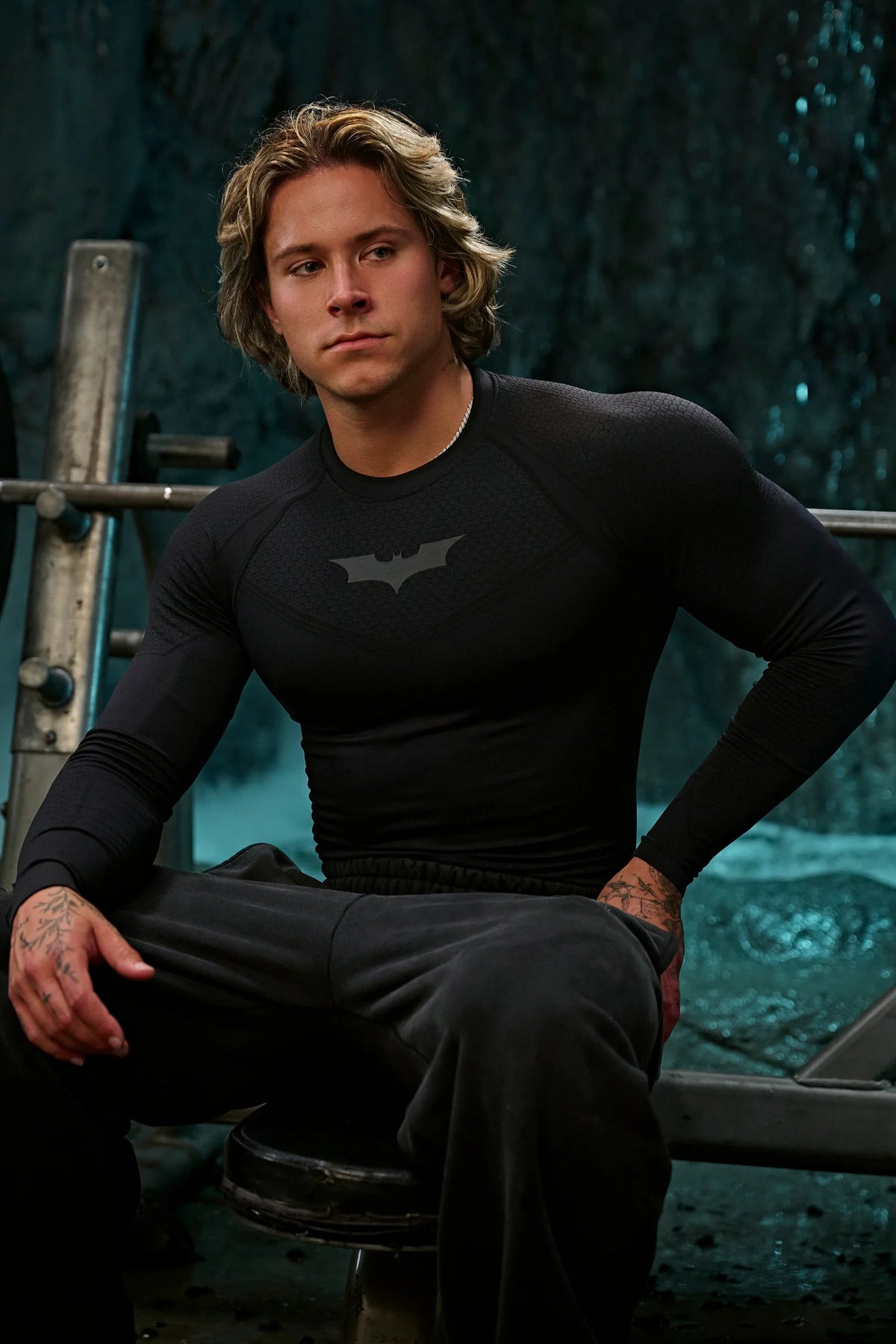 8004 - Batman Compression Long Sleeve