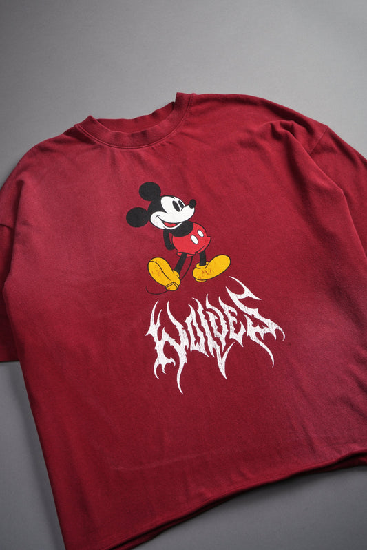 Mickey Mouse Hesh Premium Raw Hem Box Cut Tee