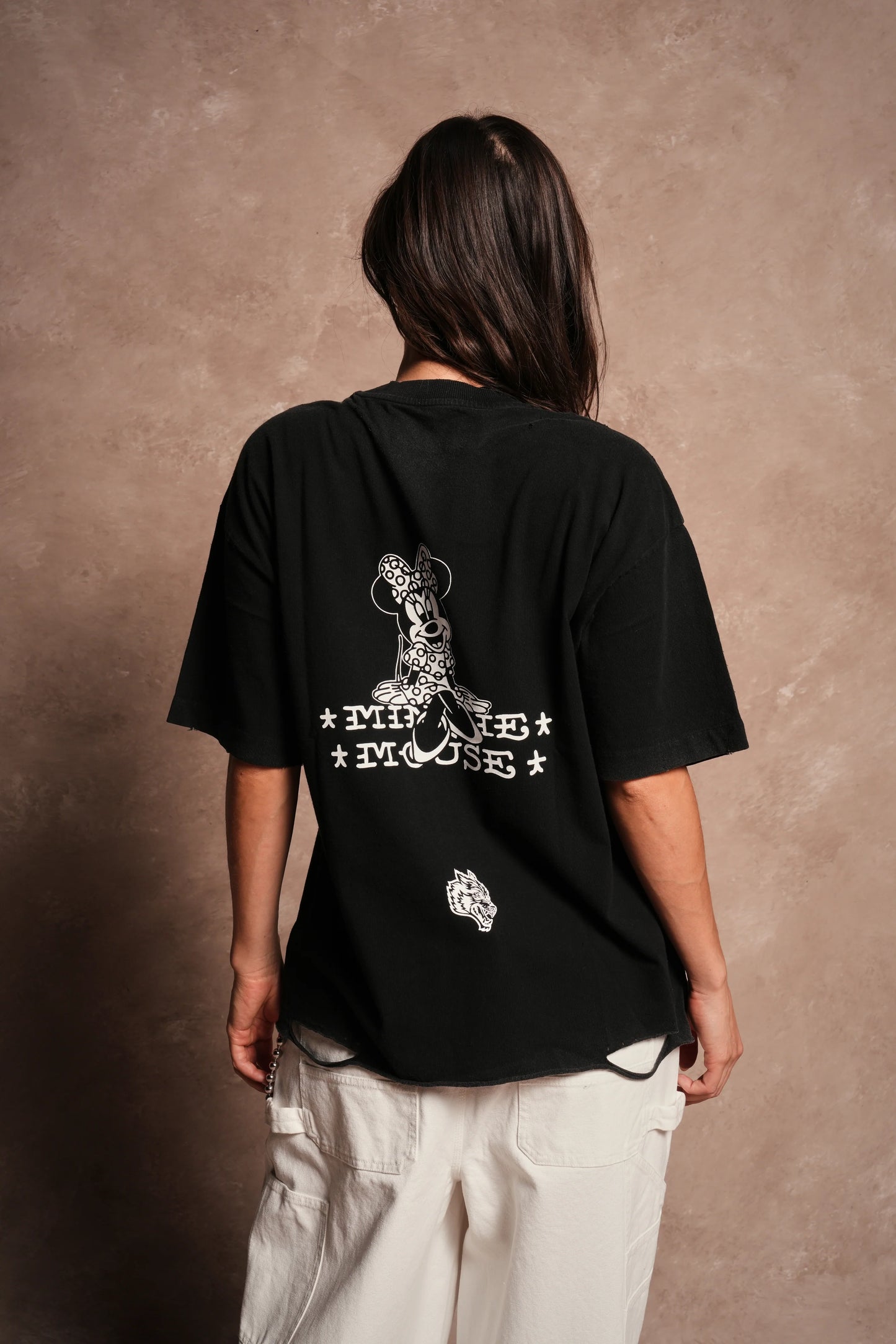 Minnie Mouse Forever Distressed Grunge Tee