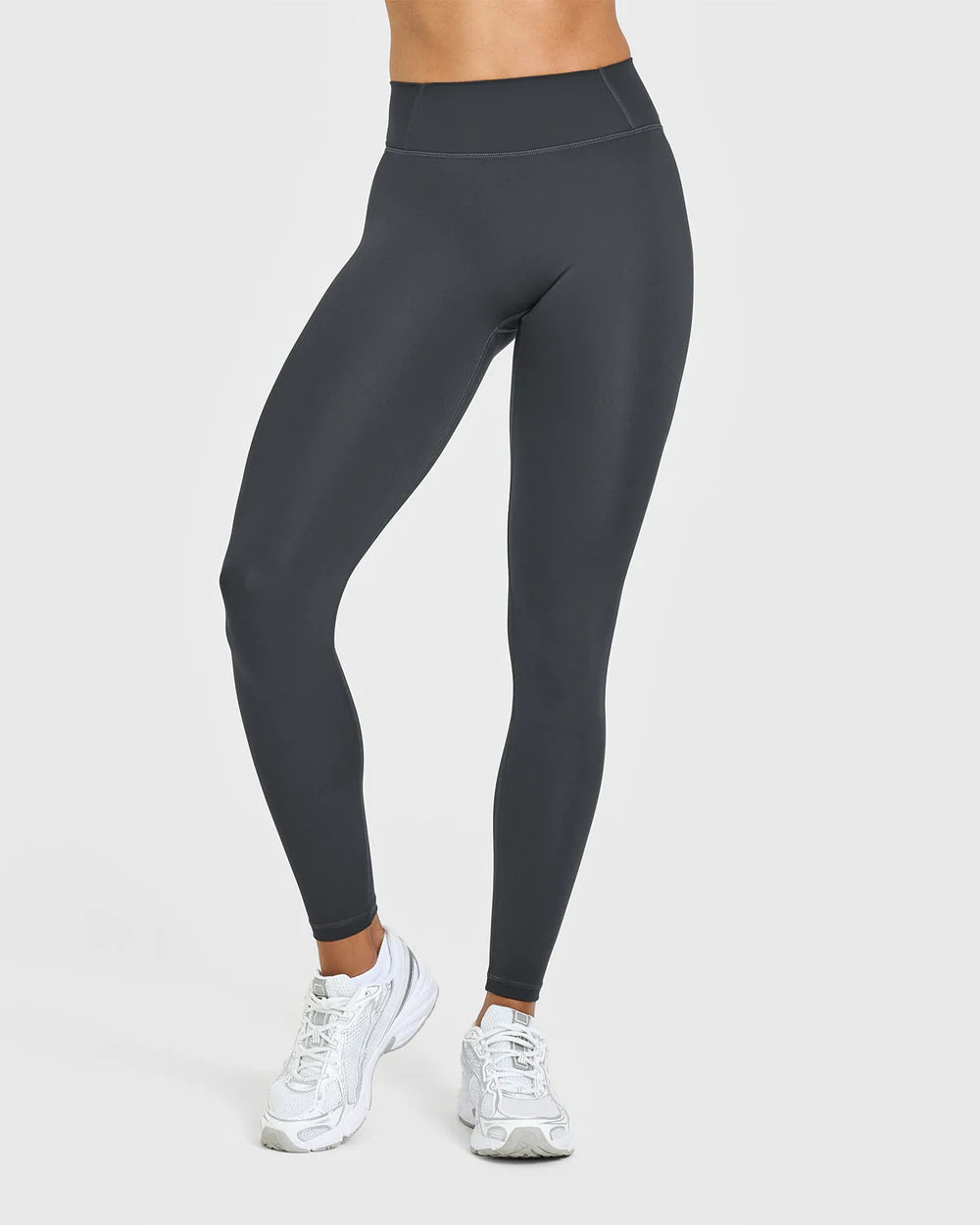 Timeless High Waisted Leggings with White Logo