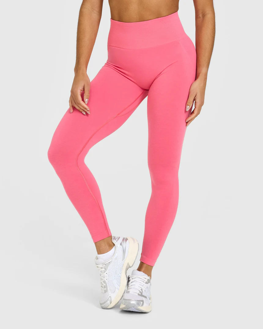 EffortlessLift™ Seamless Leggings with White Logo