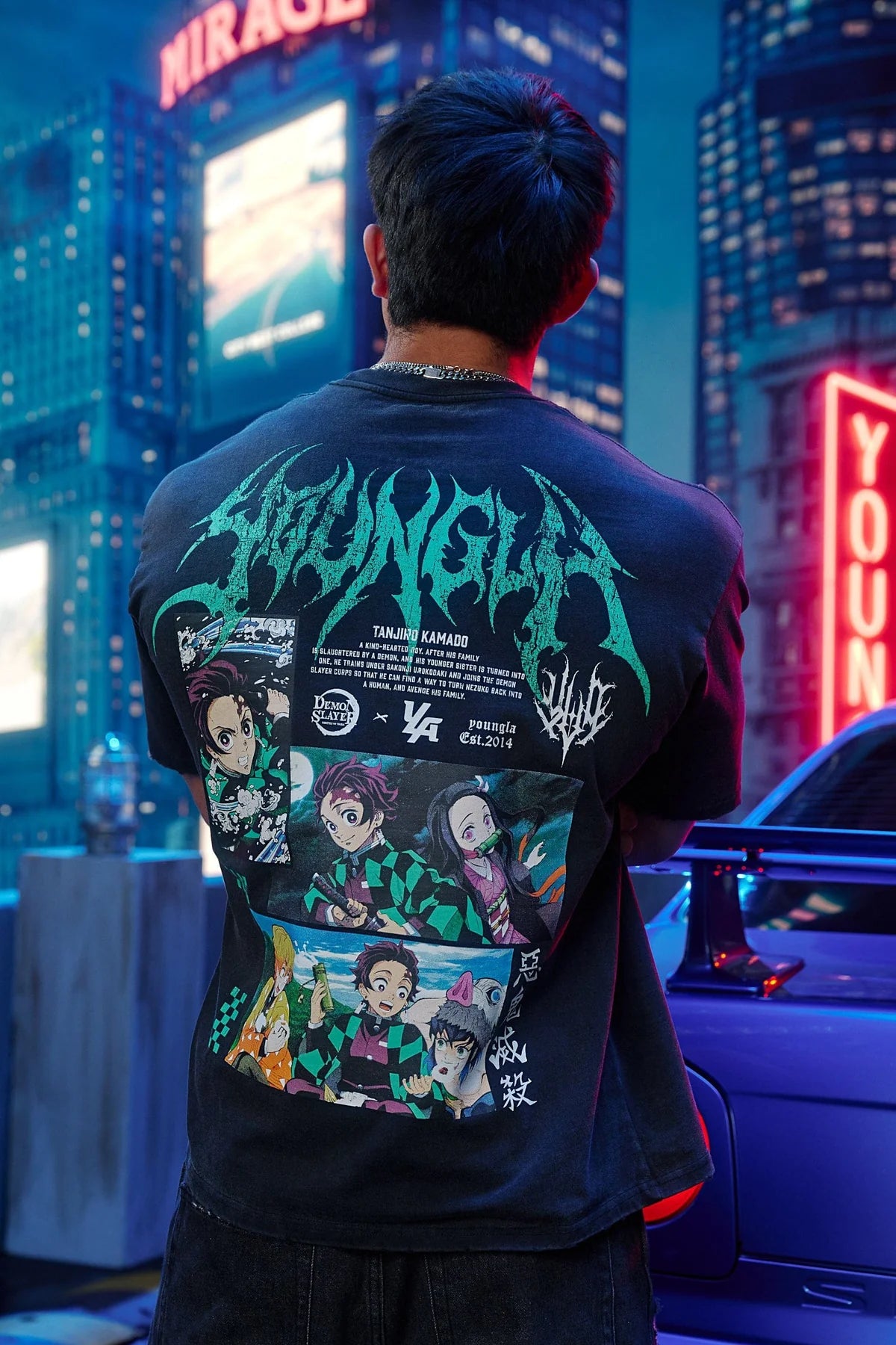 4297 - Demon Slayer: Kimetsu no Yaiba - Anime Tees "Protagonists"