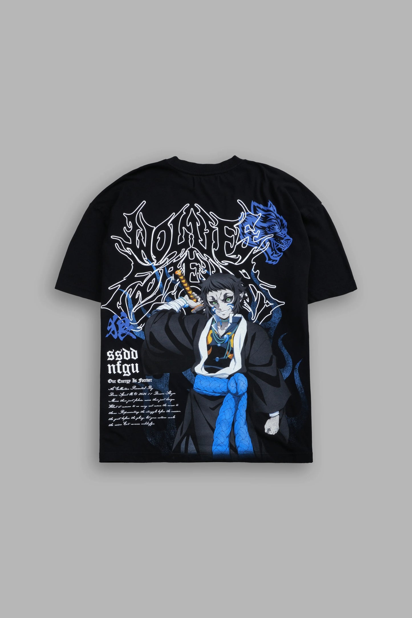 "Relentless" Premium Oversized Tee/Demon Slayer