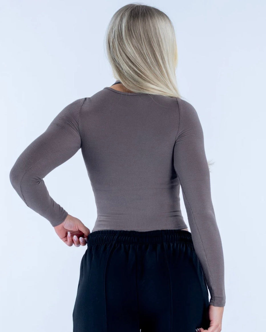 Revive Long Sleeve Ribbed Top