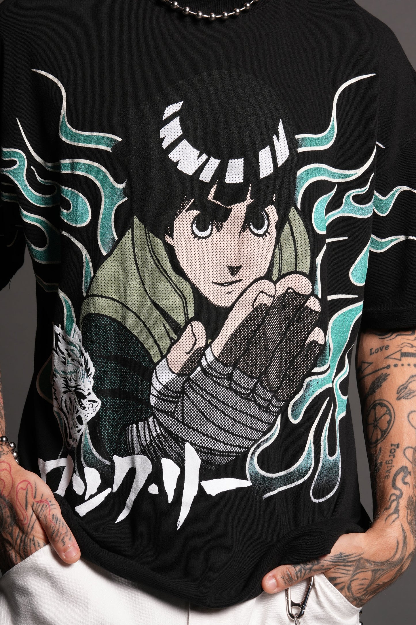 "Rock" Premium Oversized Tee/Naruto