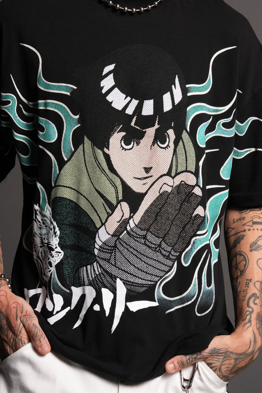 "Rock" Premium Oversized Tee/Naruto