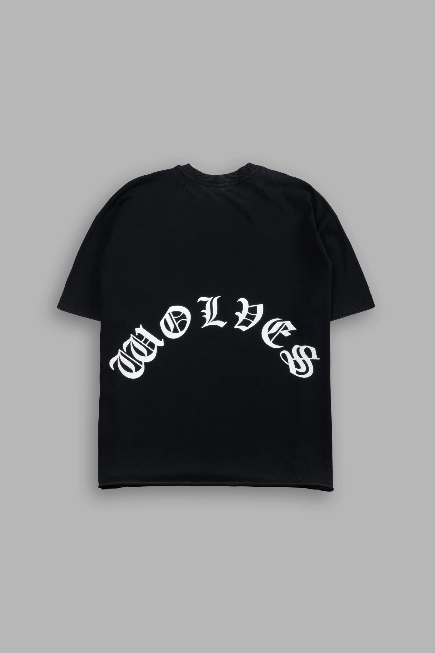 Dark Order Distressed Length Raw Tee